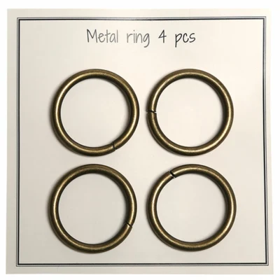 Go Handmade metalowy o-ring, 4 szt., 28 mm
