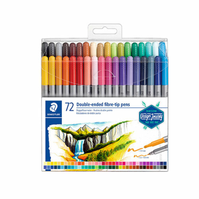 STAEDTLER Dwustronne pisaki Fibre, 72 szt