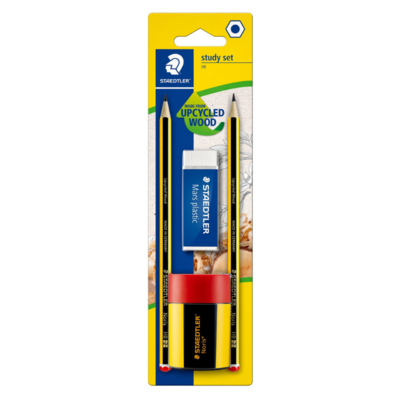 STAEDTLER Ołówki, gumka i temperówka, 4 szt
