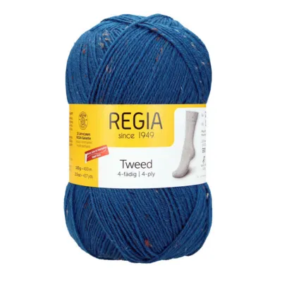 Regia Tweed 069 Petrolowy Tweed