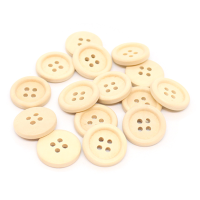 HobbyArts Guziki drewniane 20 mm, 15 szt