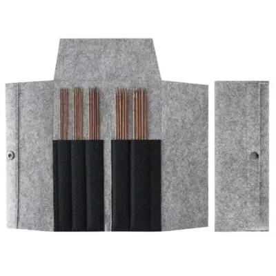 Pony Perfect Strumpstickor Set (2.00-4.00mm) Grey/Black Etui