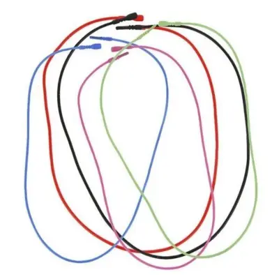 Elastyczny naszyjnik z zapięciem, 46 cm, 5 kolorów tyłka