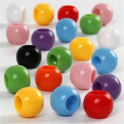 Pony Beads, 10 mm
