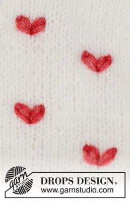 222-49 Fluttering Hearts by DROPS Design
