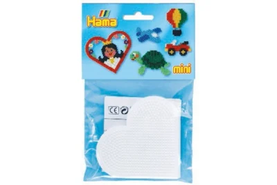 Hama mini talerz perłowy - 2 szt. w kształcie serca 591 nr. 5203