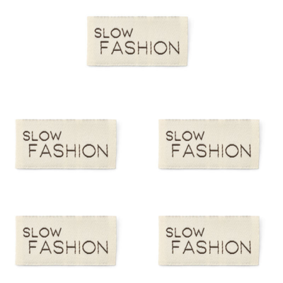 LindeHobby Slow Fashion Etykiety (4 cm x 2 cm)