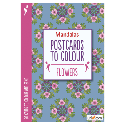 Mandalas Postcards to Colour - FLOWERS