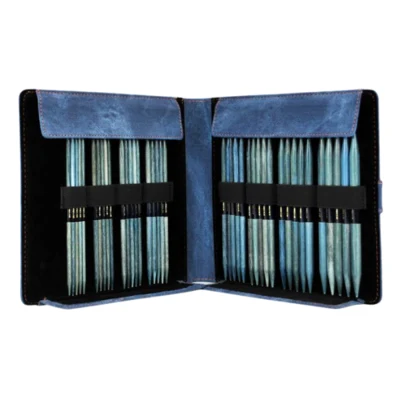 LYKKE Zestaw drutów pończoszniczych Indigo, Błękit Azuru, 15 cm (4.00-9.00 mm)