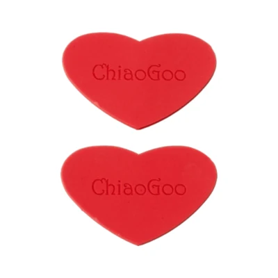 ChiaoGoo Gumowe Uchwyty Serce, 2 szt.