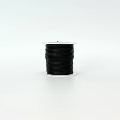 HobbyArts Sznurek skórzany, 10 m, Czarny 1.00 mm