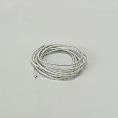 HobbyArts Sznurek skórzany, 1 m, Biały 1.00 mm