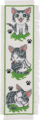 Zestaw do haftu Kotek 7 x 22 cm