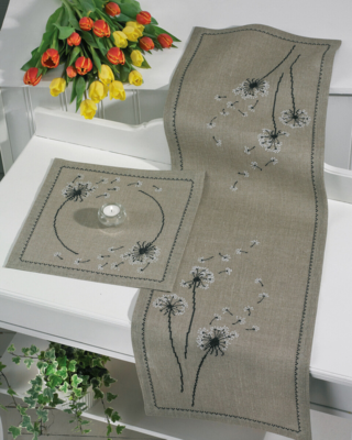 Zestaw do haftu Mniszek lekarski 36 x 36 cm