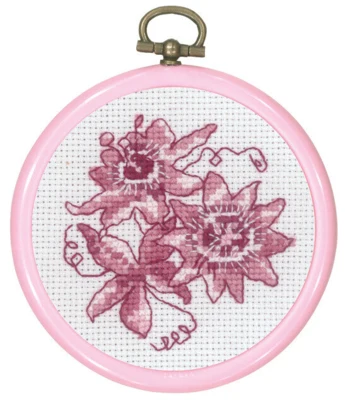 Zestaw do haftu Rosa Passiflora 8 Ø cm