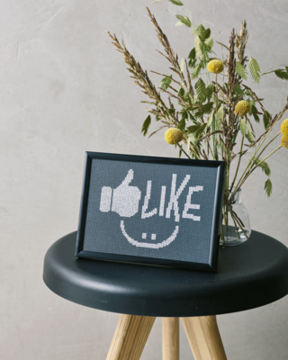 Zestaw do haftu Like!! 18 x 13 cm