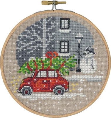 Zestaw do haftowania Czerwony Fiat M 5810/13 13 Ø