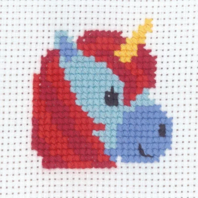 Zestaw do haftu Jednorożec 8 x 8 cm