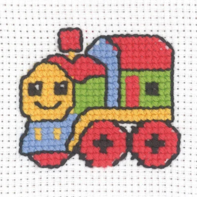 Zestaw do haftu Pociąg 8 x 8 cm