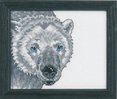 Zestaw do haftu Niedźwiedź polarny R5497 9 x 11 cm