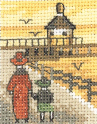 Zestaw do haftu Krecik 5 x 6,5 cm