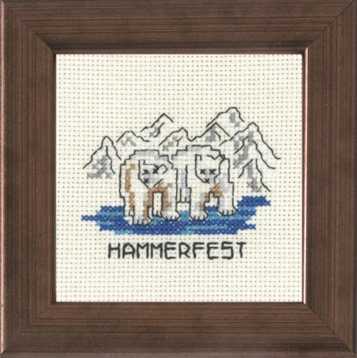 Zestaw do haftu Hammerfest 10 x 10 cm R5370