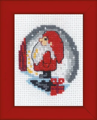 Zestaw do haftu Skrzat na schodach obrazek 6 x 8 cm