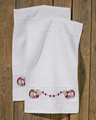 Zestaw do haftu Serce nisse 2 sztuki 30 x 50 cm