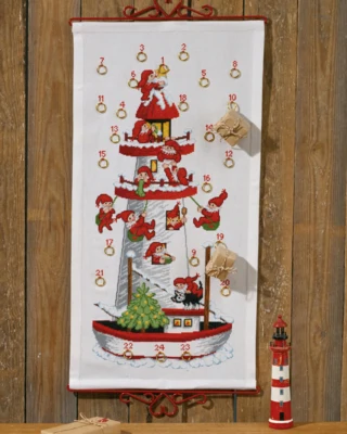 Zestaw do haftowania Latarnia morska Nisse B5125/35 35 x 68 cm