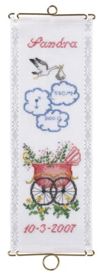 Zestaw do haftu Chrzest Sandra 12 x 35 cm z/5188/12