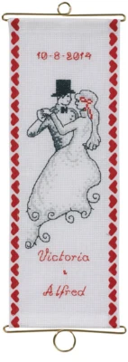 Zestaw do haftu Ślub M5188/12 12 x 33 cm