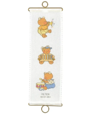Zestaw do haftu Happy Friends 10 x 30 cm m/5188/10