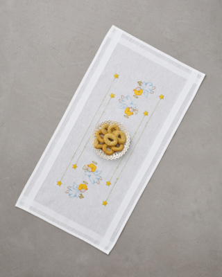 Zestaw do haftu Anioły 40x80 cm