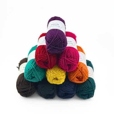 LindeHobby Cotton 8/8 – Autumn Glow, 10 motków