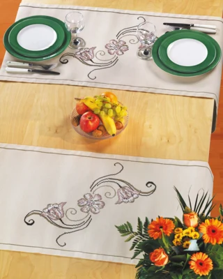 Zestaw do haftowania Partner bieżnik 44 x 119 cm
