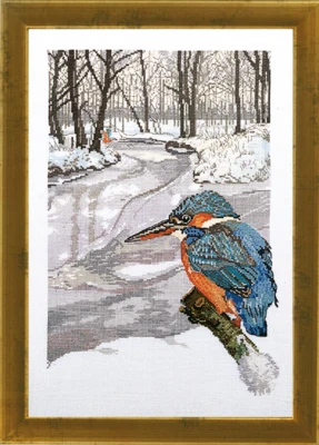 Zestaw do haftu zimorodek R5350 47 x 34 cm