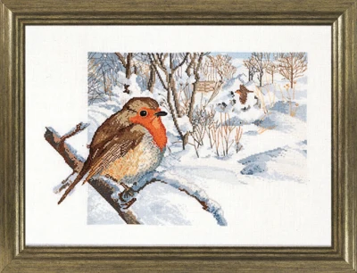 Zestaw do haftu Rudzik 35 x 26 cm R5414