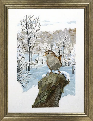 Zestaw do haftu Strzyżyk 26x35 cm R5414