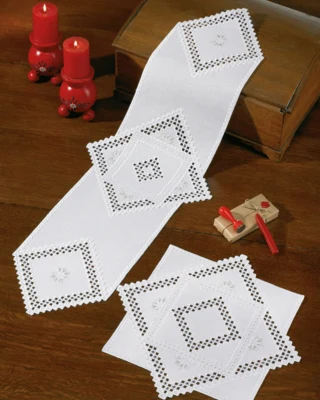 Zestaw do haftu Hardanger 32 x 95 cm