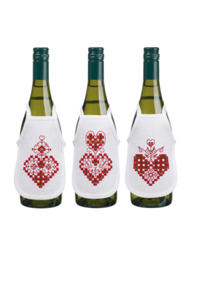 Zestaw haftu Hardanger serce 10 x 15 cm