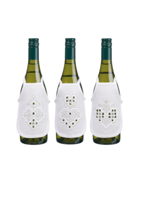 Zestaw do haftu Hardanger serce srebrne 10 x 15 cm