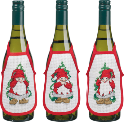 Zestaw do haftu Trzy skrzaty 3 szt. 10 x 15 cm