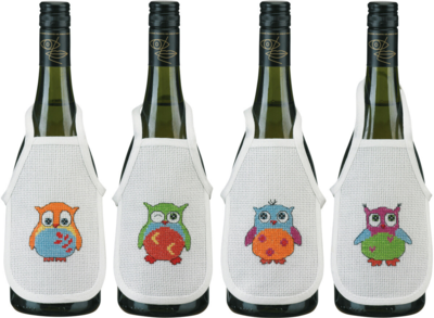 Zestaw do haftu Sowy 10 x 15 cm