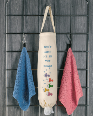 Zestaw do haftu Torebka na torby ryba 19 x 50 cm