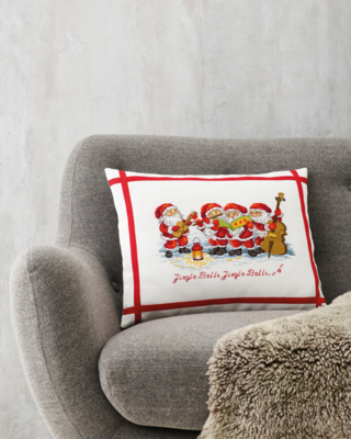 Zestaw do haftu Orkiestra skrzatów 45 x 35 cm