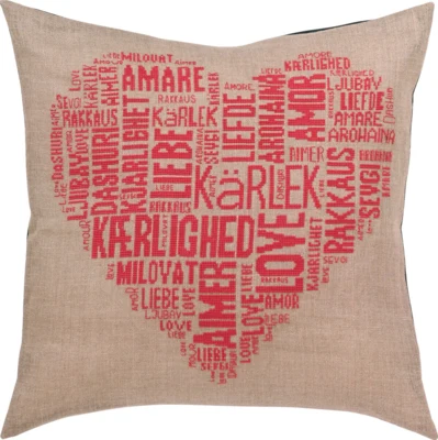 Zestaw do haftu Love pink 60 x 60 cm
