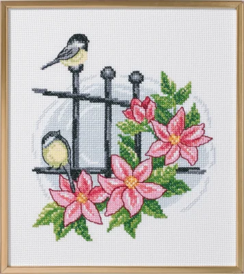 Zestaw do haftu Ptaki na bramce R5721 33 x 37 cm
