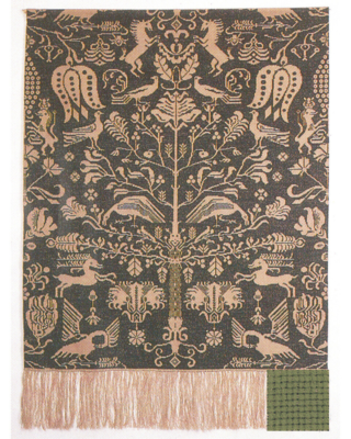 Zestaw do haftu Beidewand Jasnozielony 101 x 140 cm