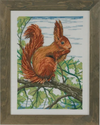 Zestaw do haftu Wiewiórka R5492 31 x 41 cm