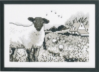 Zestaw do haftu Owce na łące 20 x 29 cm